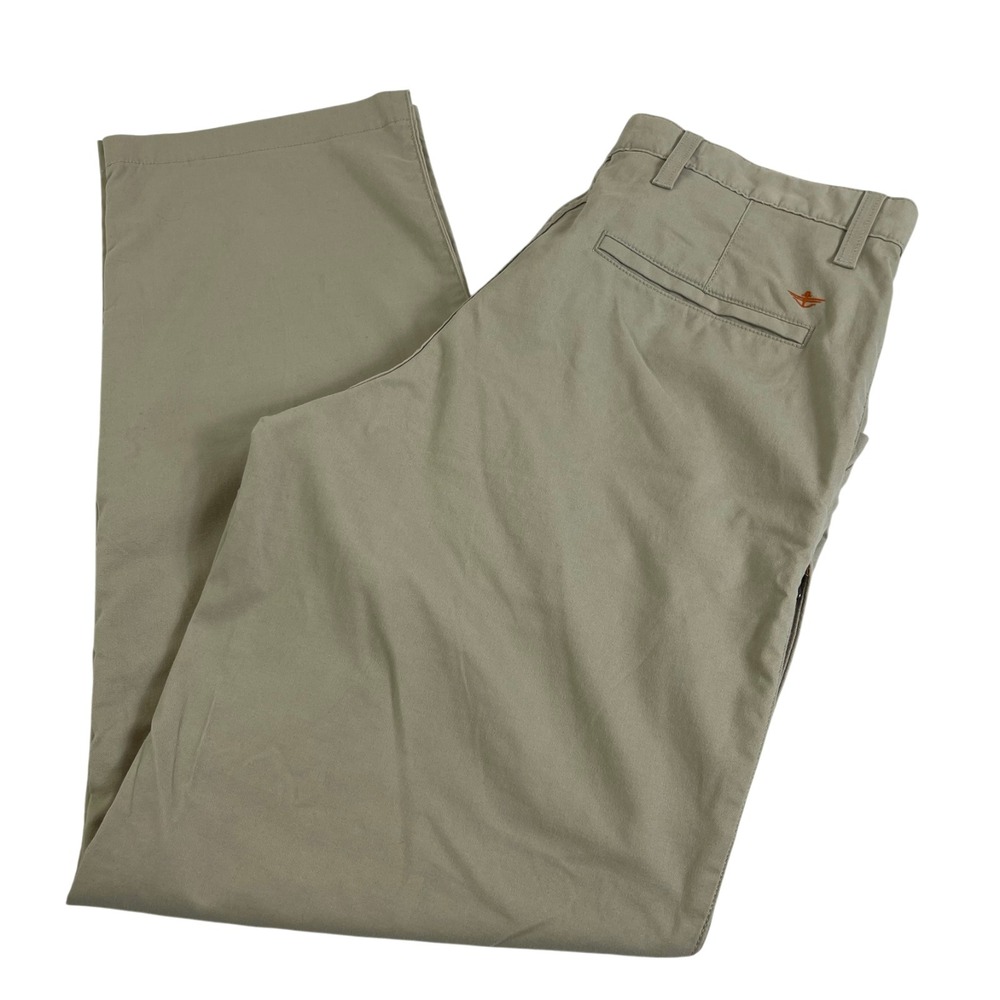 Dockers Pacific On The Go Straight Pants Mens 34 x 32 Khaki